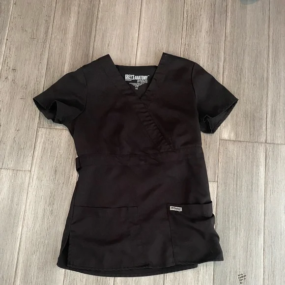 Other | Greys Anatomy Black Scrub Set | Poshmark